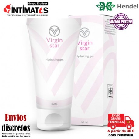 Virgin Star · Gel hidratante íntimo · Hendel, que puedes adquirir en intimates.es "Tu Personal Shopper Erótico"