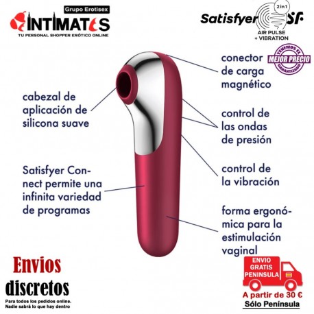 Dual Love · Air Pulse Vibrator · Satisfyer, que puedes adquirir en intimates.es "Tu Personal Shopper Erótico"