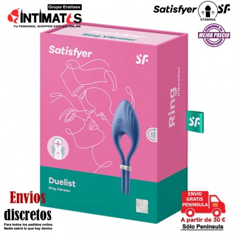Duelist · Anillo regulable con vibración · Satisfyer, que puedes adquirir en intimates.es "Tu Personal Shopper Erótico"