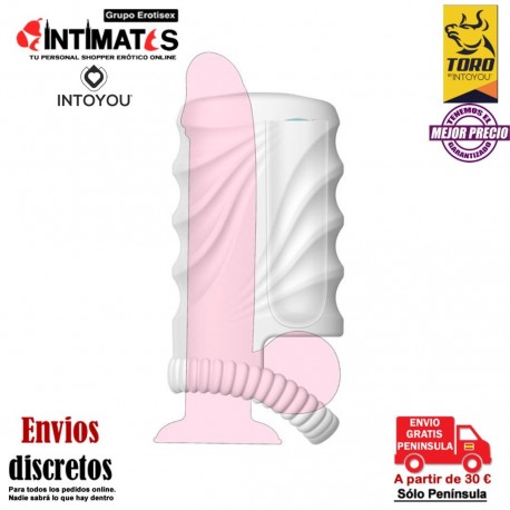 Guner · Masturbador masculino con doble orificio · Toro, que puedes adquirir en intimates.es "Tu Personal Shopper Erótico"