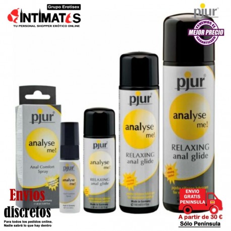 Analyse me! 250ml · Relaxing anal glide · Pjur, que puedes adquirir en intimates.es "Tu Personal Shopper Erótico"