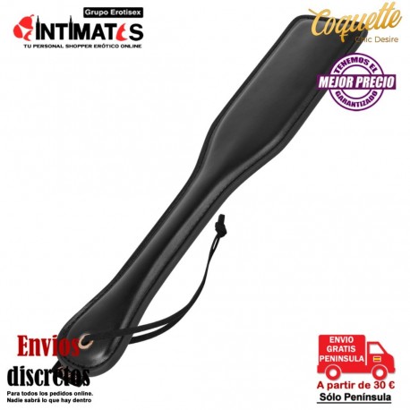 Pleasure Paddle · Paleta de cuero vegano · Coquette, que puedes adquirir en intimates.es "Tu Personal Shopper Erótico"