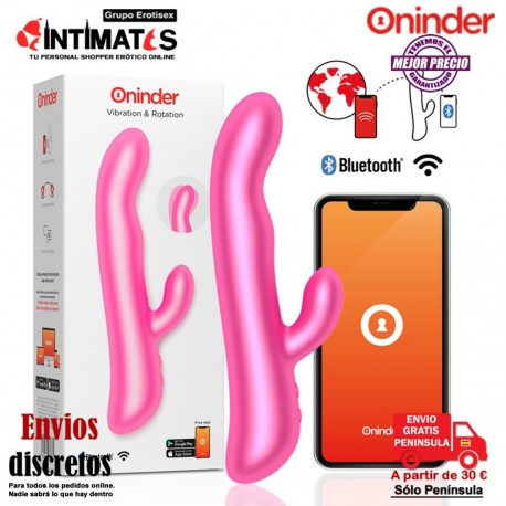 Rabbit & Rotation · Vibrador conejito con App · Oninder, que puedes adquirir en intimates.es "Tu Personal Shopper Erótico"