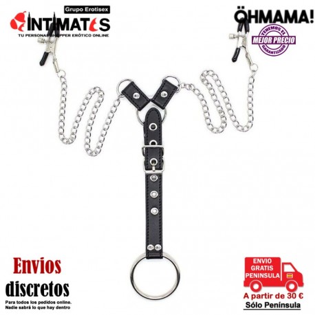 Anillo para el pene y pinzas para los pezones · ÖhMama, que puedes adquirir en intimates.es "Tu Personal Shopper Erótico"