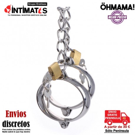 Esposas de metal con candado · ÖhMama!, que puedes adquirir en intimates.es "Tu Personal Shopper Erótico"