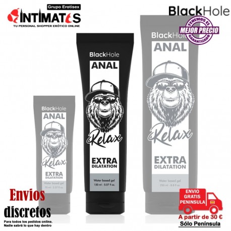 Anal Relax Extra Dilatación · Lubricante a base de agua 150ml · BlackHole, que puedes adquirir en intimates.es "Tu Personal Shopper Erótico"