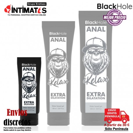 Anal Relax Extra Dilatación · Lubricante a base de agua 70ml · BlackHole, que puedes adquirir en intimates.es "Tu Personal Shopper Erótico"