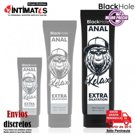 Anal Relax Extra Dilatación · Lubricante a base de agua 250ml · BlackHole, que puedes adquirir en intimates.es "Tu Personal Shopper Erótico"