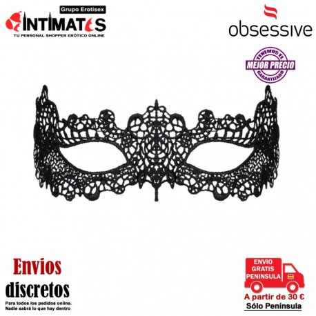A701 · Máscara intrigante · Obsessive, que puedes adquirir en intimates.es "Tu Personal Shopper Erótico"