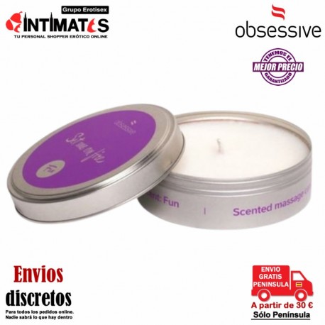 Set me on fire - Fun · Vela con feromonas 100 ml · Obsessive, que puedes adquirir en intimates.es "Tu Personal Shopper Erótico"