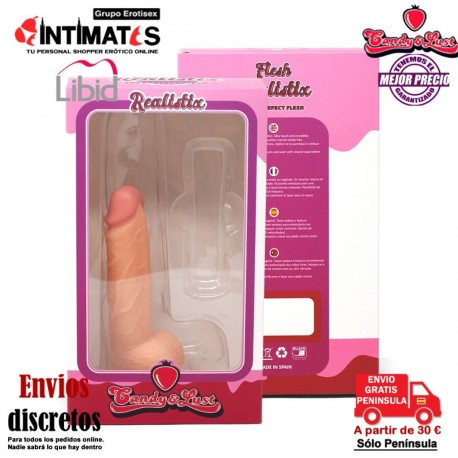 The perfect flesh · Dildo realístico 160mm · Candy & Lust, que puedes adquirir en intimates.es "Tu Personal Shopper Erótico"