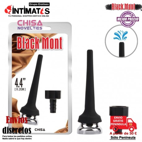 Tapered Enema 4.4" · Accesorio para ducha anal · Black Mont, que puedes adquirir en intimates.es "Tu Personal Shopper Erótico"