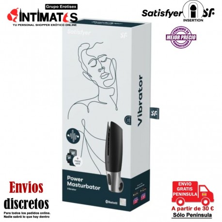 Power Masturbator · Masturbador masculino Connect App · Satisfyer, que puedes adquirir en intimates.es "Tu Personal Shopper Erótico"