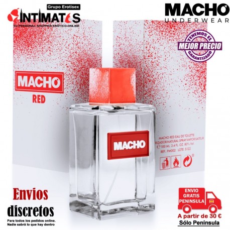 Red · Eau de Toilette · Macho