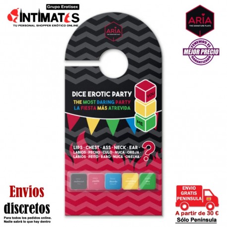 Dice Erotic Party · Juego de dados · Aria, que puedes adquirir en intimates.es "Tu Personal Shopper Erótico"