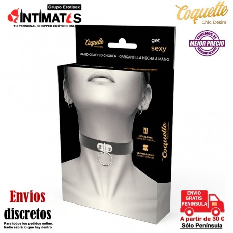 Gargantilla de cuero vegano · Coquette, que puedes adquirir en intimates.es "Tu Personal Shopper Erótico"