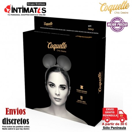 Diadema con orejas de ratón · Coquette, que puedes adquirir en intimates.es "Tu Personal Shopper Erótico"
