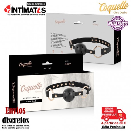 Breathable Ball Gag · Mordaza con bola transpirable · Coquette, que puedes adquirir en intimates.es "Tu Personal Shopper Erótico"