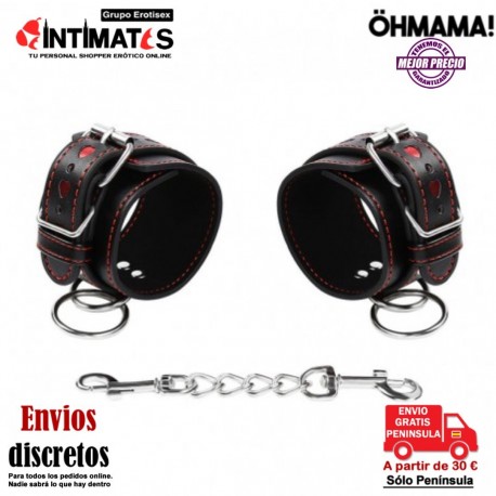 Esposas con inscrustaciones de corazón · ÖhMama!, que puedes adquirir en intimates.es "Tu Personal Shopper Erótico"