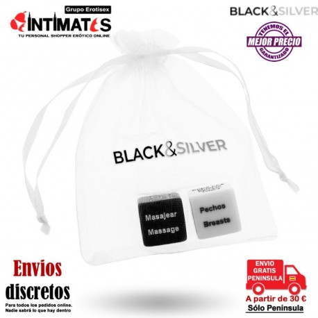 Dados eróticos para parejas · Black&Silver, que puedes adquirir en intimates.es "Tu Personal Shopper Erótico"
