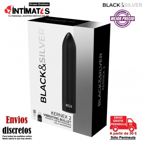 Kernex 2 - Black · Bala vibradora · Black&Silver, que puedes adquirir en intimates.es "Tu Personal Shopper Erótico"