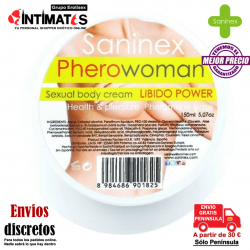 Pherowoman Libido Power · Crema íntima · Saninex