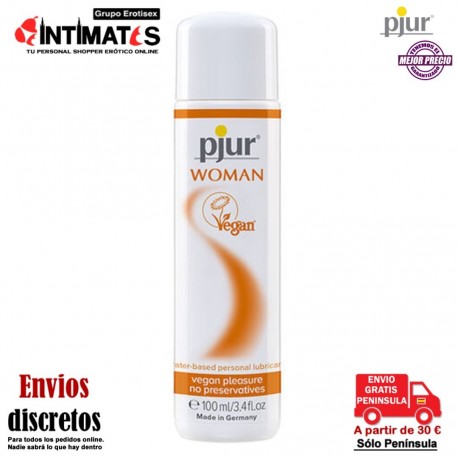 Woman Vegan 100 ml. · Lubricante base acuosa · Pjur, que puedes adquirir en intimates.es "Tu Personal Shopper Erótico"