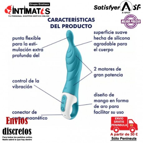 A-Mazing 2 · Estimulador del punto A · Satisfyer, que puedes adquirir en intimates.es "Tu Personal Shopper Erótico"