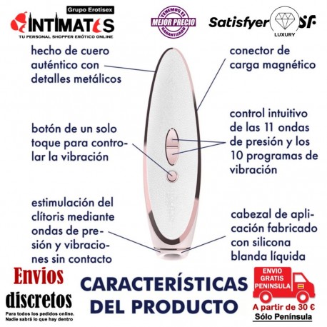 Prêt-à-porter · Succionador de clítoris · Satisfyer Luxury, que puedes adquirir en intimates.es "Tu Personal Shopper Erótico"