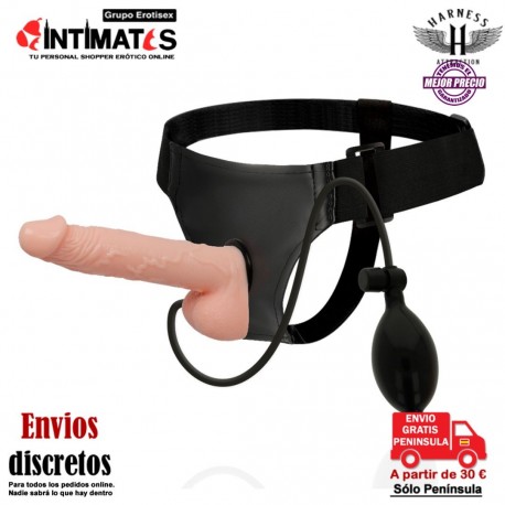 Peter · Arnés con pene realístico hinchable 180mm · Harness Attraction, que puedes adquirir en intimates.es "Tu Personal Shopper Erótico"