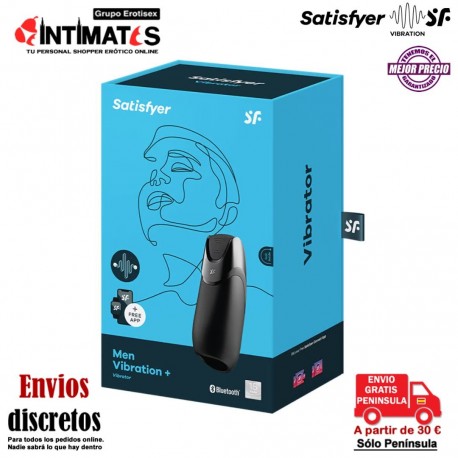 Men Vibration+ · Perfecto para los juegos preliminares o el final perfecto · Satisfyer, que puedes adquirir en intimates.es "Tu Personal Shopper Erótico"