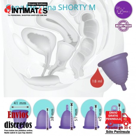 Classic M · Copa menstrual para casi todas las mujeres · MeLuna®, que puedes adquirir en intimates.es "Tu Personal Shopper Erótico"