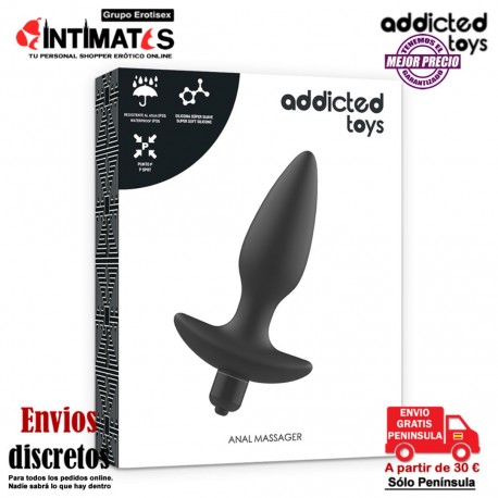 Anal massager · Plug anal con vibración 84mm · Addicted toys, que puedes adquirir en intimates.es "Tu Personal Shopper Erótico"