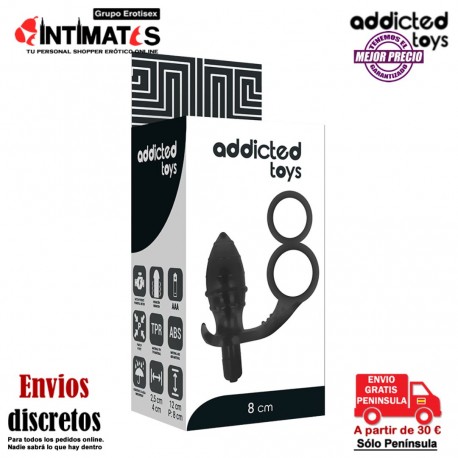 Anal Plug & Double Cock Ring · Addicted toys, que puedes adquirir en intimates.es "Tu Personal Shopper Erótico"