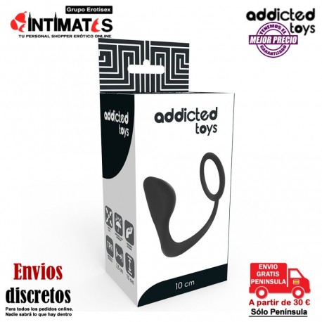 Anal Plug & Cock Ring 100mm · Addicted toys, que puedes adquirir en intimates.es "Tu Personal Shopper Erótico"