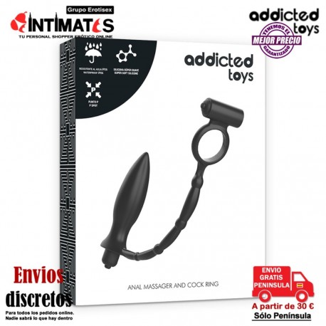 Anal Masager & Cock Ring 270mm · Addicted toys, que puedes adquirir en intimates.es "Tu Personal Shopper Erótico"