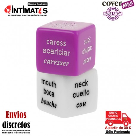 Juego de dados eróticos · Coverme, que puedes adquirir en intimates.es "Tu Personal Shopper Erótico"
