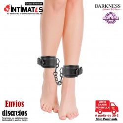 Full Black Ankle Cuffs · Esposas ajustables para tobillos · Darkness