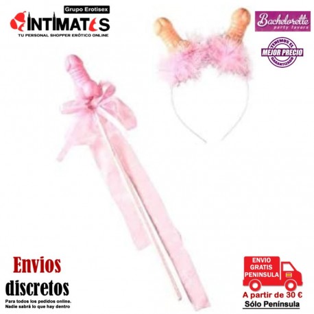 Diadema de despedida de soltera · Bachelorette, que puedes adquirir en intimates.es "Tu Personal Shopper Erótico"