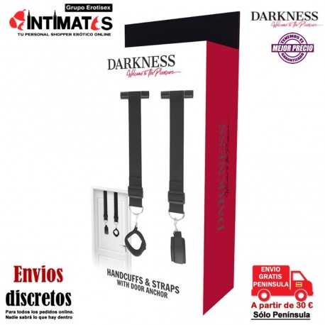 Hand Cuffs & Straps · Esposas para puertas · Darkness, que puedes adquirir en intimates.es "Tu Personal Shopper Erótico"
