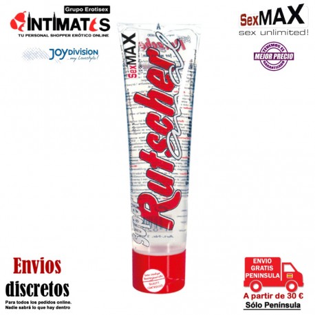 Super Rutscher - 100 ml · Lubricante a base de agua para uso anal · SexMAX, que puedes adquirir en intimates.es "Tu Personal Shopper Erótico"