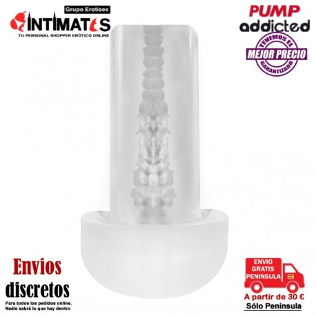 Pleasure Sleeve · Masturbador para bomba · Pump Addicted, que puedes adquirir en intimates.es "Tu Personal Shopper Erótico"