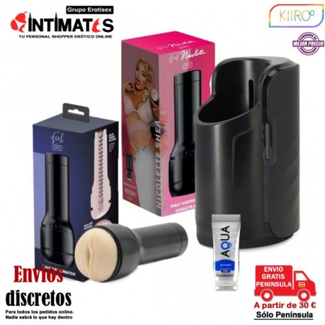 Keon + Nicolette Shea + FeelStroker + Aqua Quality 50ml · Kiiroº, que puedes adquirir en intimates.es "Tu Personal Shopper Erótico"