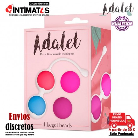 Adalet · Kit de 4 bolas de silicona para kegel · Intoyou, que puedes adquirir en intimates.es "Tu Personal Shopper Erótico"