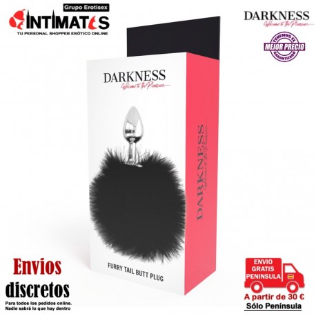 Plug anal de metal con cola - 70mm · Darkness, que puedes adquirir en intimates.es "Tu Personal Shopper Erótico"