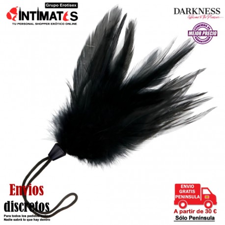 Black Feather · Plumero estimulador negro 170mm · Darkness Sensations, que puedes adquirir en intimates.es "Tu Personal Shopper Erótico"