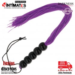 Purple Flogger · Látigo de bondage 45cm · Darkness
