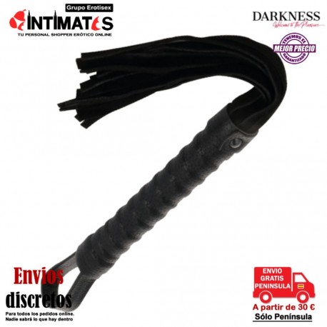 Black Flogger · Látigo de bondage · Darkness, que puedes adquirir en intimates.es "Tu Personal Shopper Erótico"