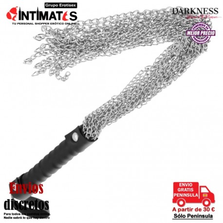Chain Flogger · Látigo de bondage metal · Darkness, que puedes adquirir en intimates.es "Tu Personal Shopper Erótico"