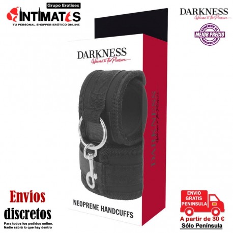 Super Cuffs Neoprene · Esposas ajustables para muñecas · Darkness, que puedes adquirir en intimates.es "Tu Personal Shopper Erótico"
